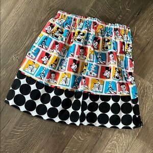 Colorful Cartoon Print Skirt